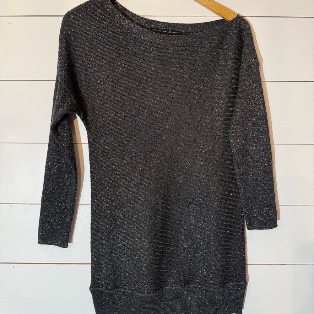 WHBM Asymmetrical Knit Sweater